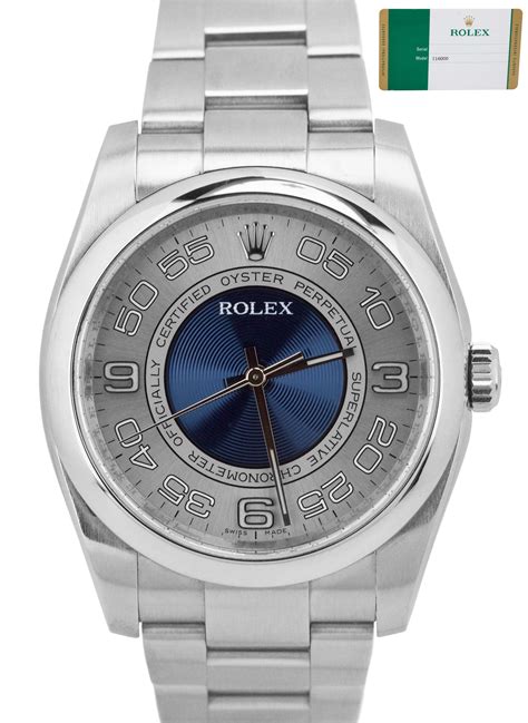 rolex oyster perpetual 116000 unisex watch|Rolex Oyster Perpetual 36 silver.